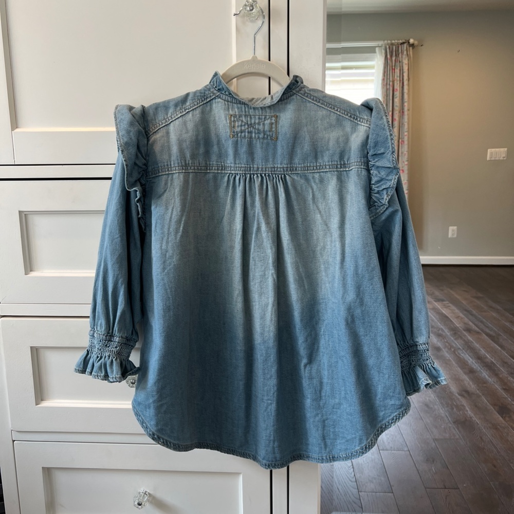 Free People We the Free Louise Blouse Size Small - Picture 7 of 9